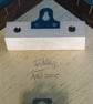 Large Pendulum Wall Clock in Burr Madrona and Inlaid Walnut with Seconds Dial - Image 7