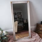 Pink Ombre with Gold Leaf Full-Length Mirror