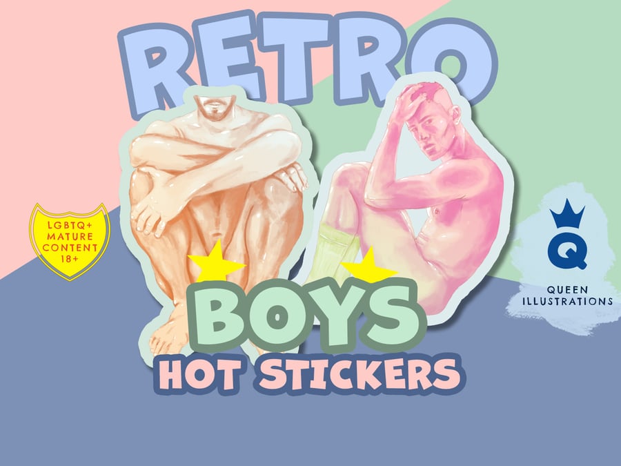 RETRO BOYS SICKERS