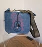 Western Guitar Upcycled Denim Crossbody Bag – Handmade from Recycled Jeans