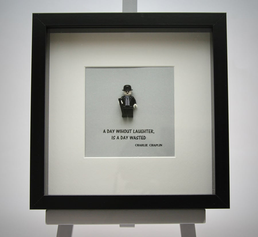 Charlie Chaplin mini Figure frame.