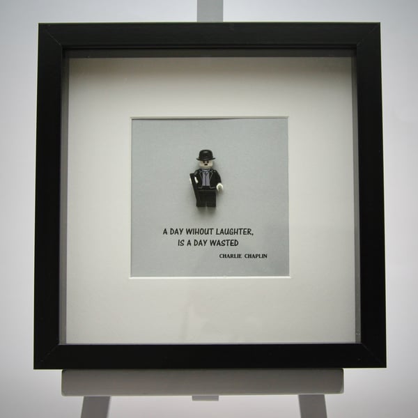 Charlie Chaplin mini Figure frame.