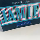  Birthday Card with your choice of name 