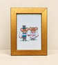 Personalised Wedding Mice Cross Stitch – Framed Keepsake - Image 4