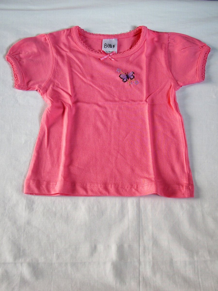 Butterfly T-shirt Age 12-18 months