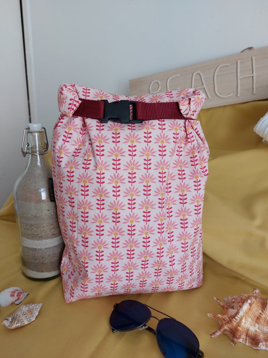 Large flower print drybag 