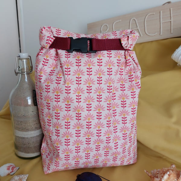 Large flower print drybag 