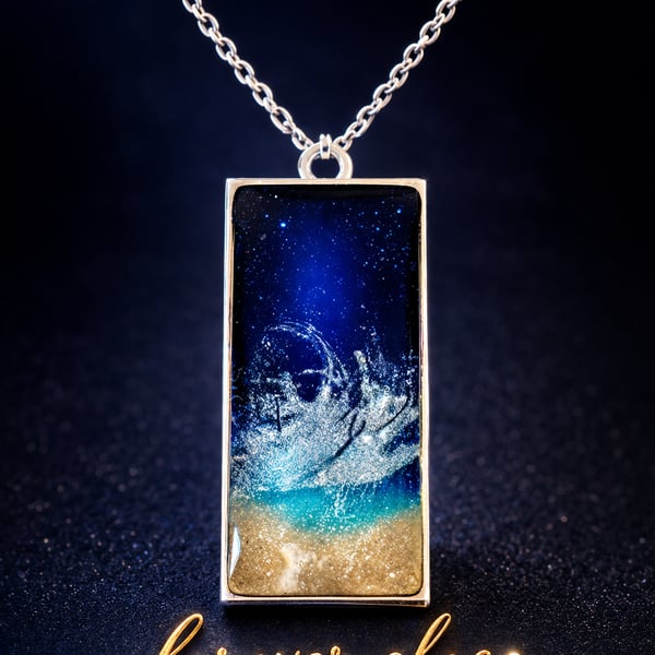 Memorial resin jewellery 