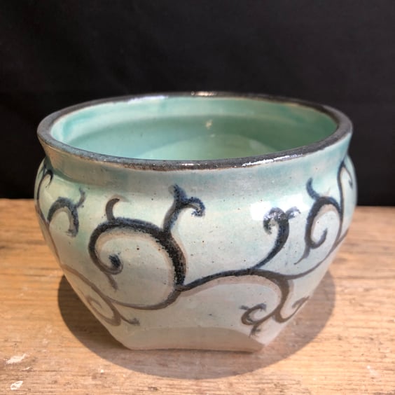 Handpainted Ceramic Planter
