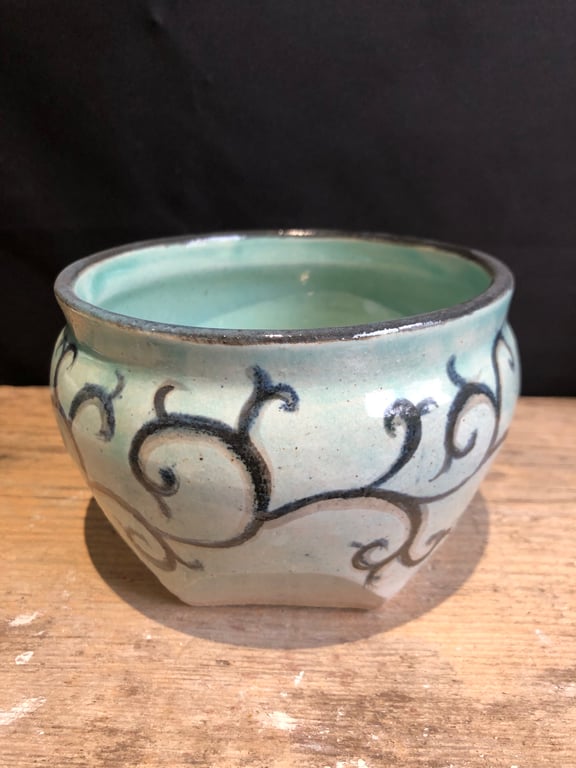 Handpainted Ceramic Planter