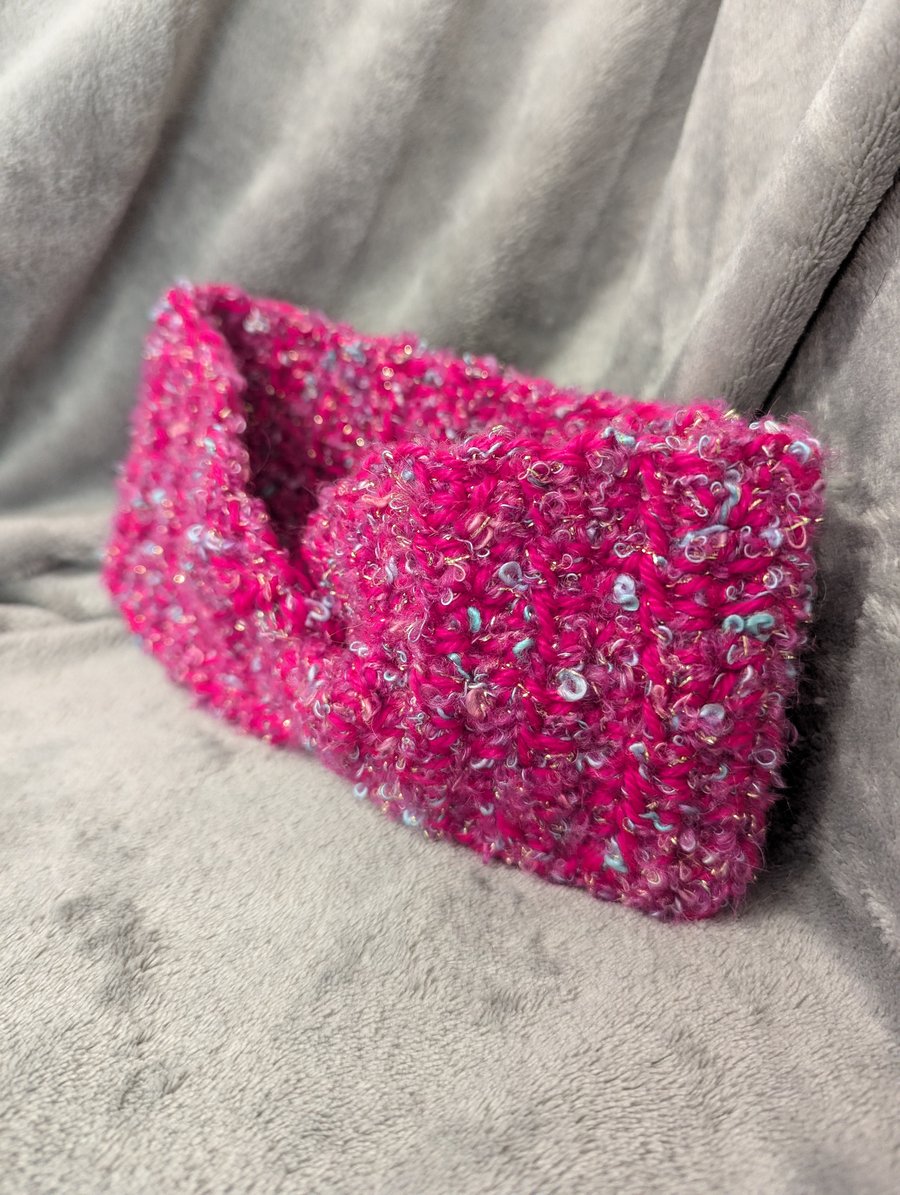 Womens Ear warmer- Pink