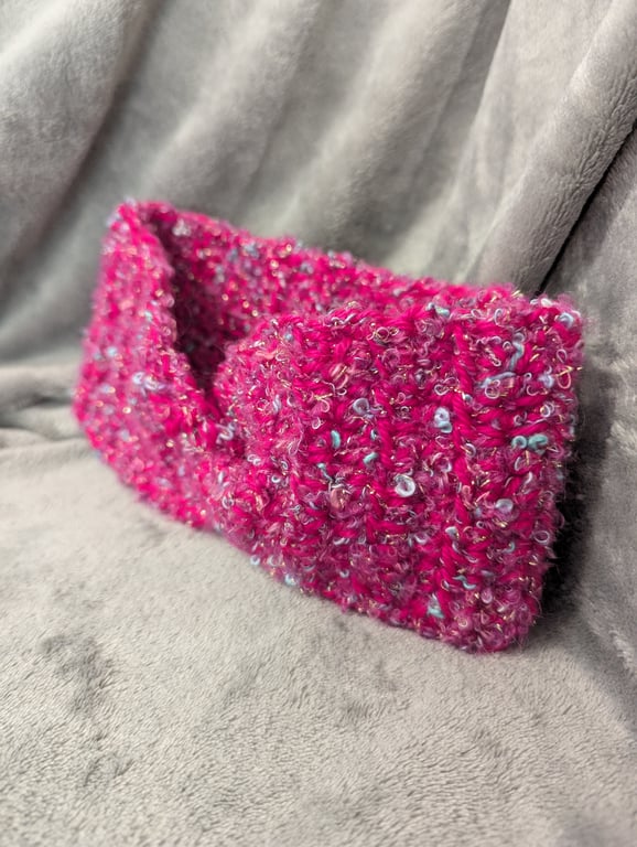 Womens Ear warmer- Pink