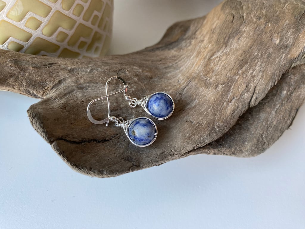 Sodalite Drop Earrings