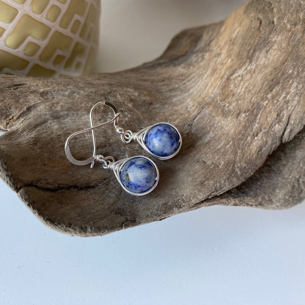 Sodalite Drop Earrings