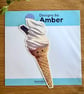 Holographic 99 Flake Ice Cream - Cute Soft Serve Vinyl Sticker - Image 5