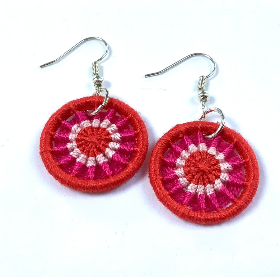Textile Earrings