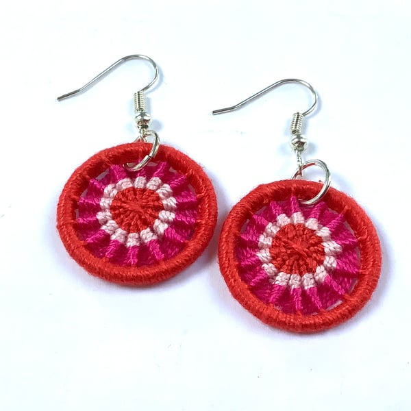 Textile Earrings