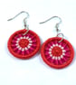 Textile Earrings