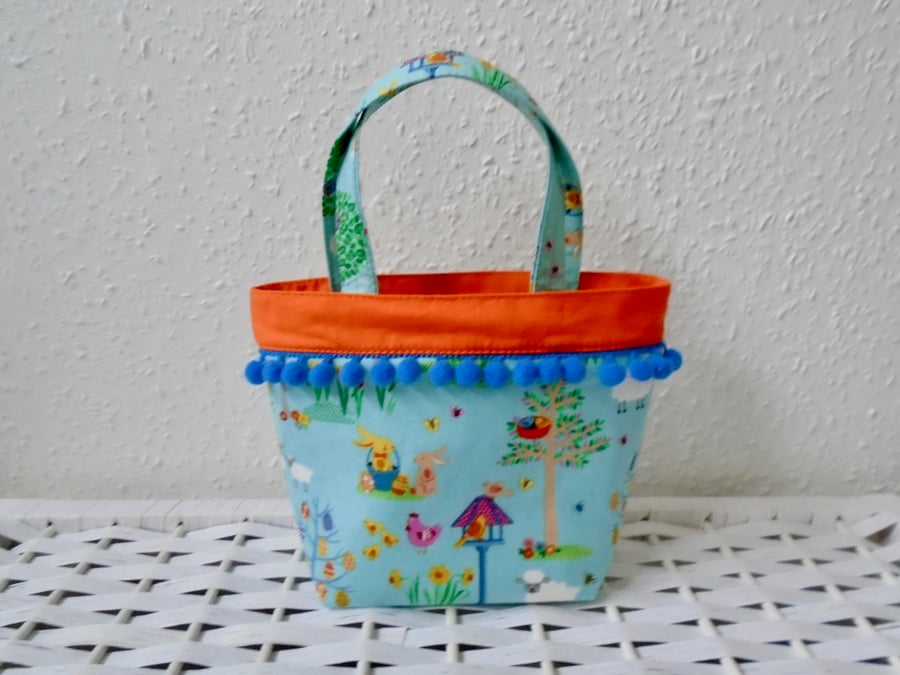 Kids Cotton Basket - Handbag - Easter Basket
