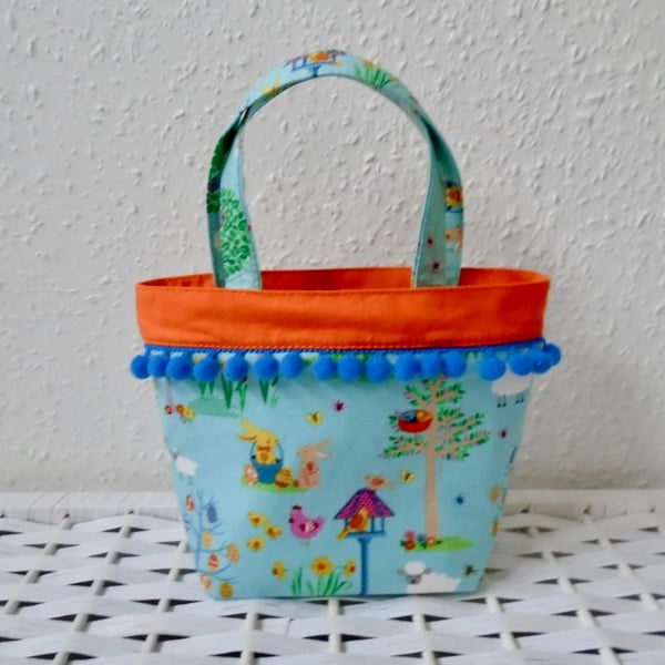 Kids Cotton Basket - Handbag - Easter Basket