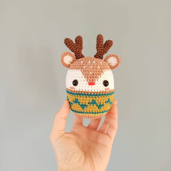 Christmas bubble animal ornament