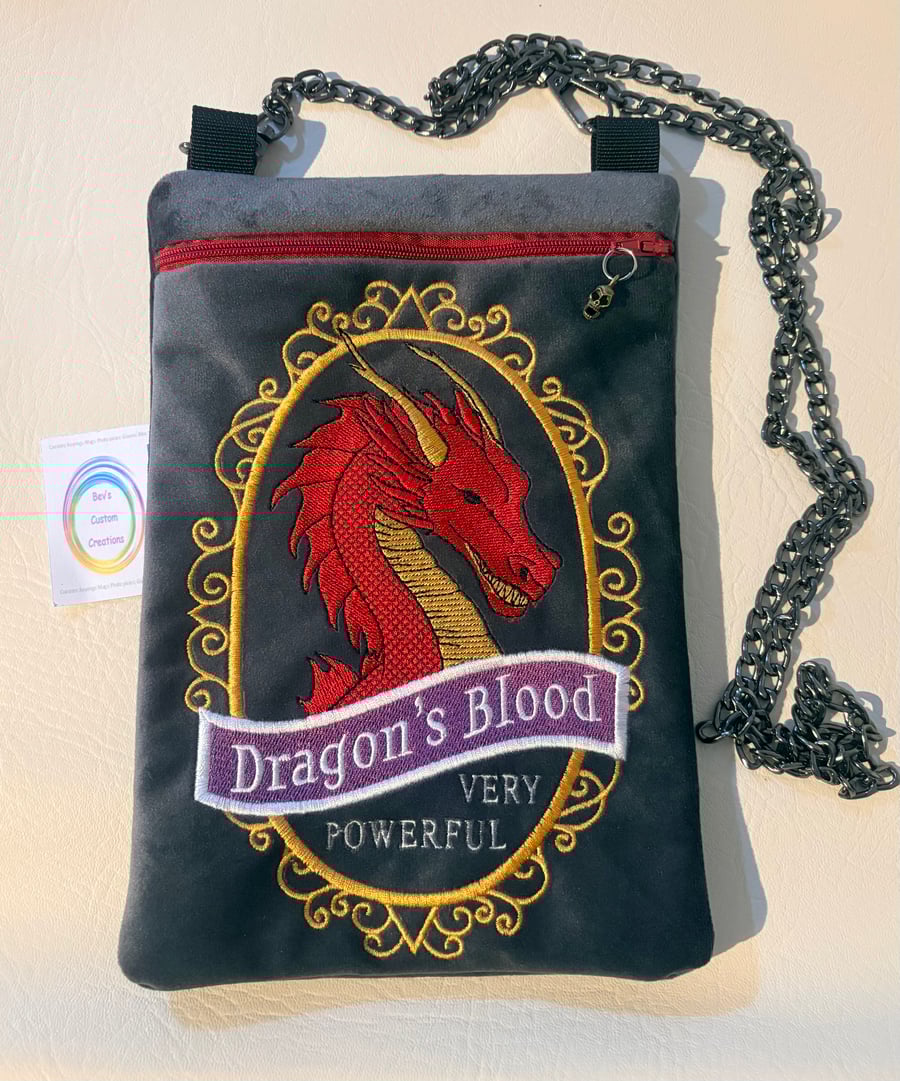 Embroidered Alchemist inspired Dragon's Blood