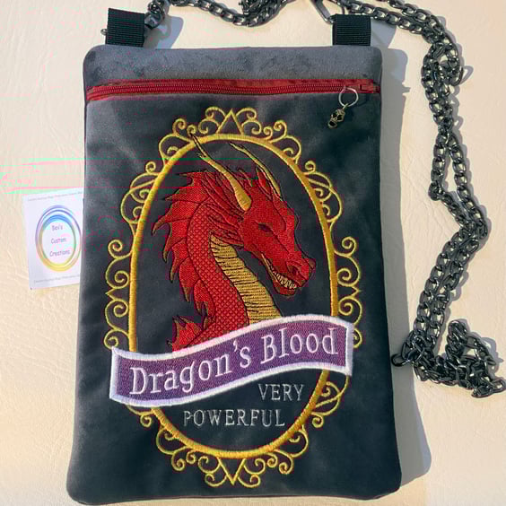 Embroidered Alchemist inspired Dragon's Blood