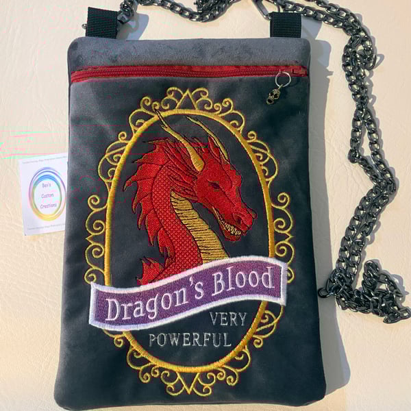 Embroidered Alchemist inspired Dragon's Blood
