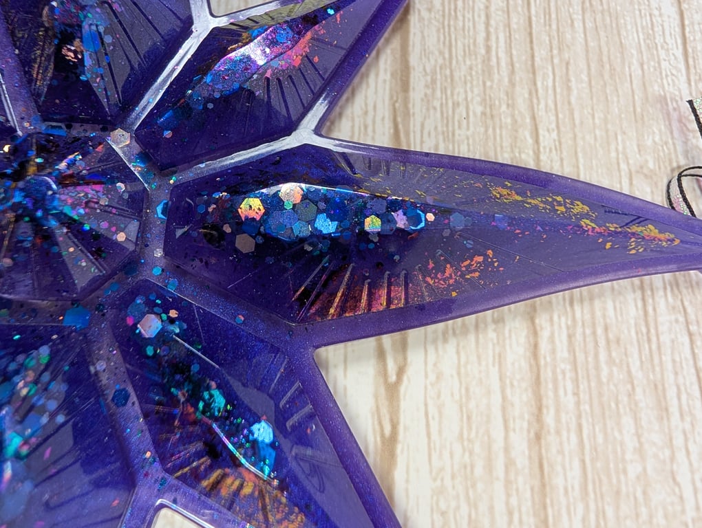 Handmade Star Ornament – Deep Space