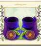 Purple Floral Shoes - Image 2