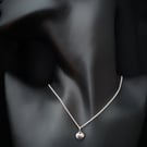 Sterling silver heart necklace