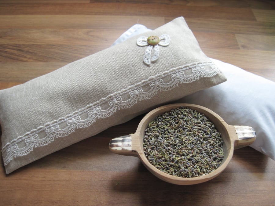 Organic Lavender Scented Bow Eye Pillow