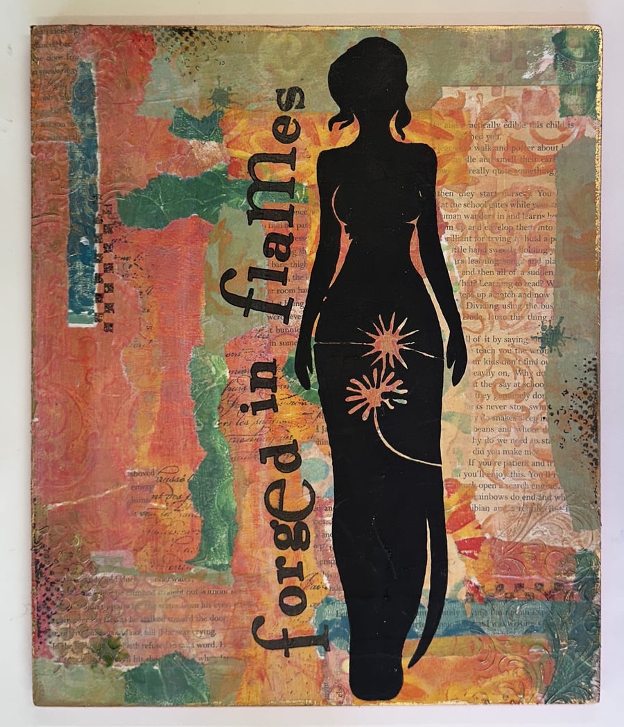 Original Mixed Media Collage