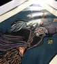 La Bruja - Full Colour - Limited Edition Witch Linoprint - Image 3