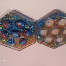 Red and Blue Dice Set