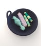 Navy Blue Coiled Rope Trinket Dish - Image 8