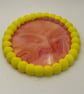 Round bubble eco resin coaster