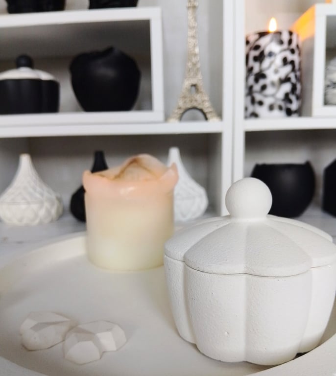 The Camellia — Floral Fire Match Jar