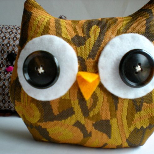 .Sew a Softie, Owl Cat Monster Thing Complete Kit and Tutorial - WonkyGiraffe