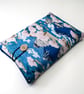 Handmade Book Protector - Mount Fuji and Sakura Japanese Cotton Book Sleeve  - Image 5