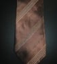 Bronze tone on tone 8cm blade classic silk tie, free shipping, gigt wrapped - Image 2