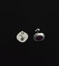 Pretty Mulberry Pink Stud Earrings - Image 5
