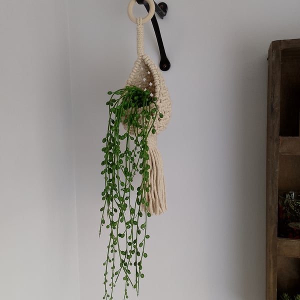 Hanging Macrame Pod