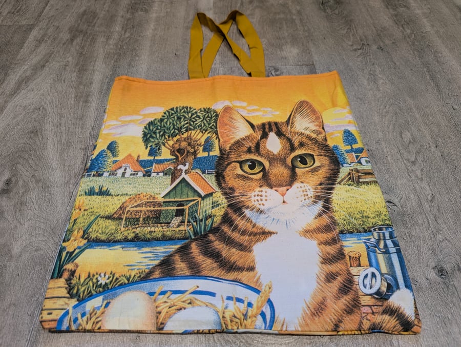 Handmade Cat Design Bag
