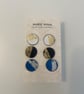 Stud earrings, set of 3 - Image 2