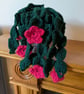 Handmade Crochet Flowering Cactus