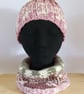 Knitted 'Nordic' Cowl & Headband - Image 5