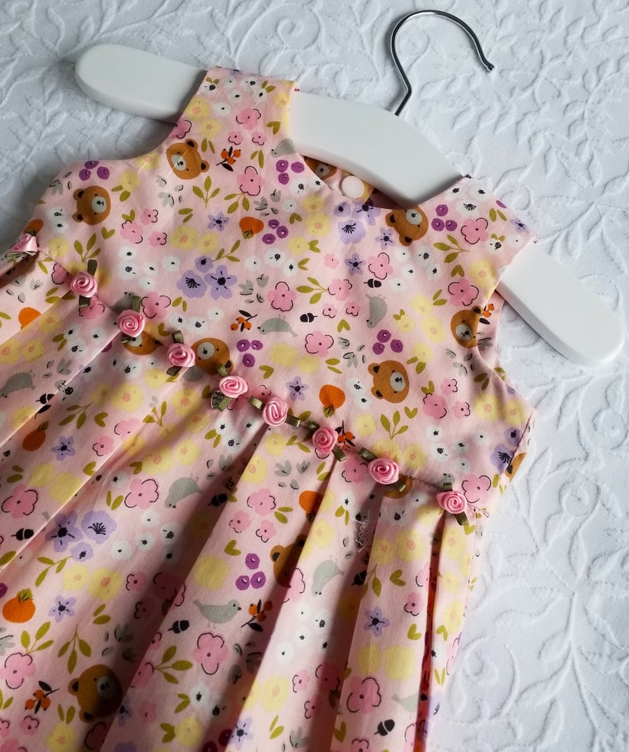 Teddy Bears with Roses Dress
