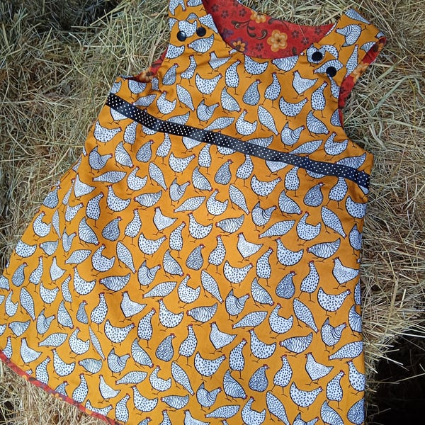 Child's reversible dress age 4 years