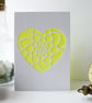 Mini Flower Heart Card - Image 2